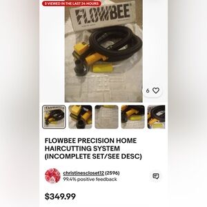 FLOWBEE PRECISION HOME HAIRCUTTING SYSTEM